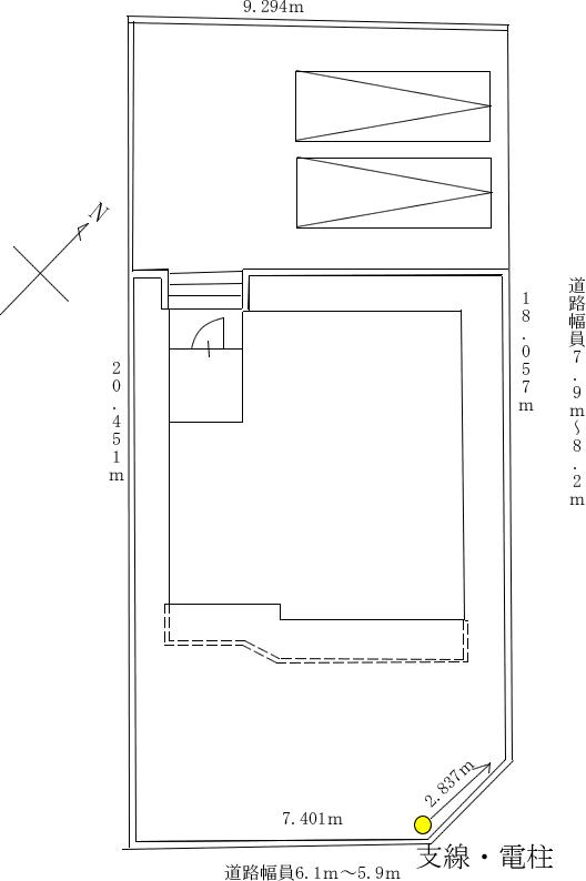 Compartment figure. 23.8 million yen, 4LDK, Land area 187.26 sq m , Building area 100.43 sq m