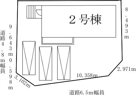 Compartment figure. 23.8 million yen, 4LDK, Land area 162.55 sq m , Building area 98 sq m
