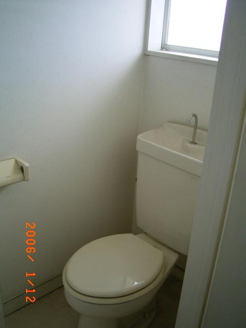 Toilet. It attaches Washlet