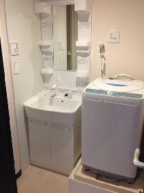 Washroom. Dressing also comfortable with a large washbasin