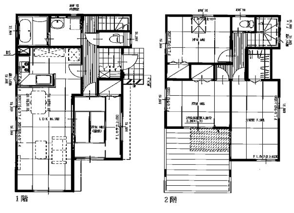 Floor plan. 22,400,000 yen, 4LDK, Land area 167.05 sq m , Building area 102.75 sq m