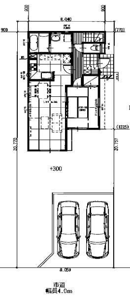 Compartment figure. 22,400,000 yen, 4LDK, Land area 167.05 sq m , Building area 102.75 sq m