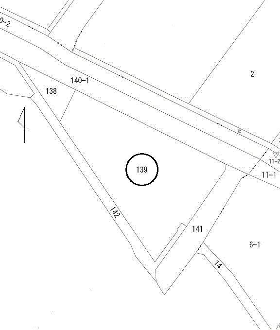 Compartment figure. Land price 8 million yen, Land area 887 sq m