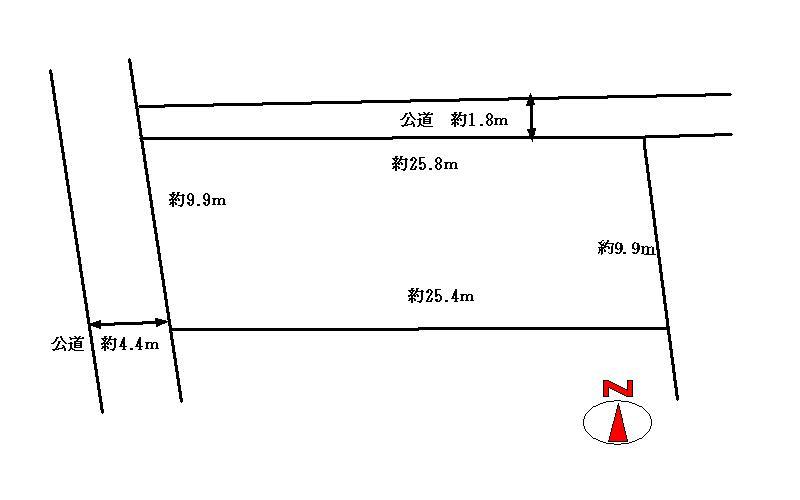 Compartment figure. Land price 14,550,000 yen, Land area 251.09 sq m
