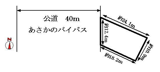 Compartment figure. Land price 11.8 million yen, Land area 230 sq m