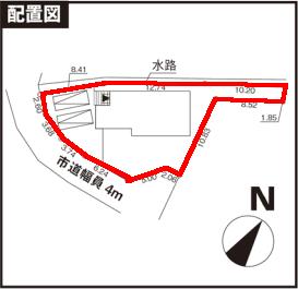 Compartment figure. 23,300,000 yen, 4LDK, Land area 213.75 sq m , Compartment building area 105.98 sq m new building lined