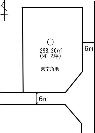 Compartment figure. Land price 16,900,000 yen, Land area 298.2 sq m
