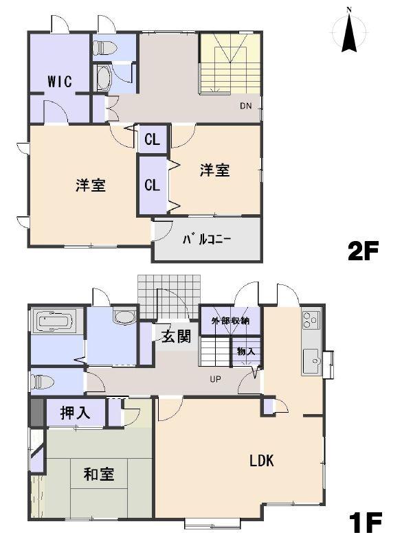 Floor plan. 24,800,000 yen, 3LDK, Land area 242.88 sq m , Building area 115.39 sq m