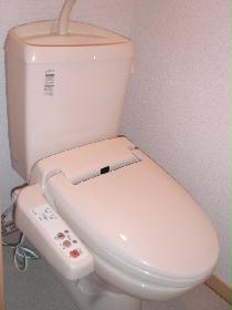 Toilet. Heated toilet seat equipped