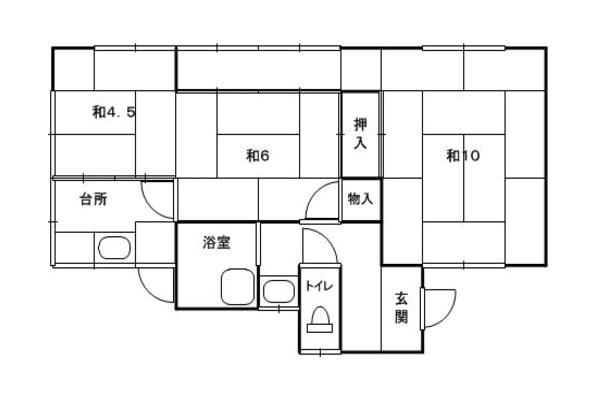 Floor plan. 13 million yen, 3K, Land area 1,559 sq m , Building area 23.49 sq m   ☆ The difference of floor plan and the current state will do with the current state priority. 