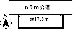 Compartment figure. Land price 2.51 million yen, Land area 166 sq m