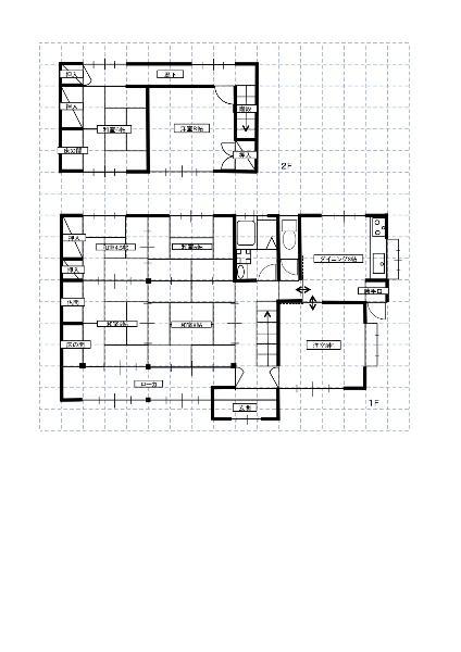 Floor plan. 13,980,000 yen, 7DK, Land area 202.15 sq m , Building area 138.73 sq m 7DK!