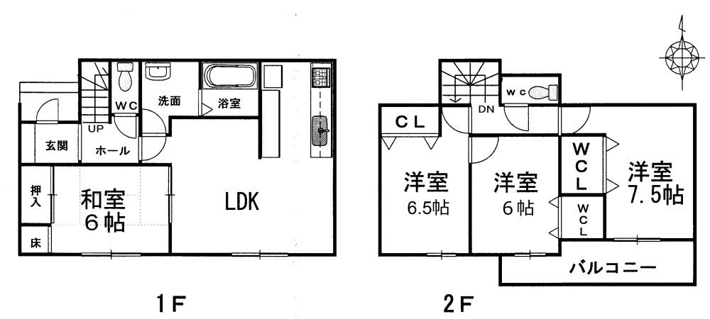 Floor plan. 15.9 million yen, 4LDK, Land area 144.25 sq m , Building area 98.97 sq m