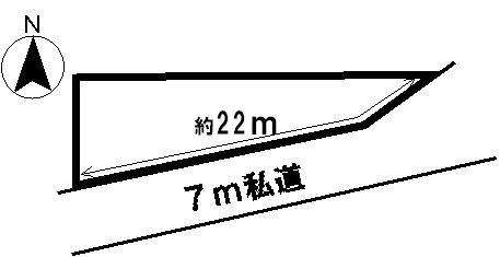 Compartment figure. Land price 7,788,000 yen, Land area 85.84 sq m