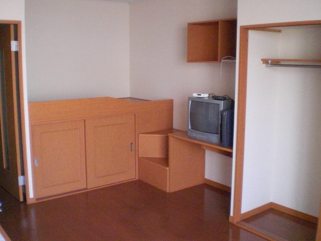 Living and room. The room spacious because storage is a lot ~