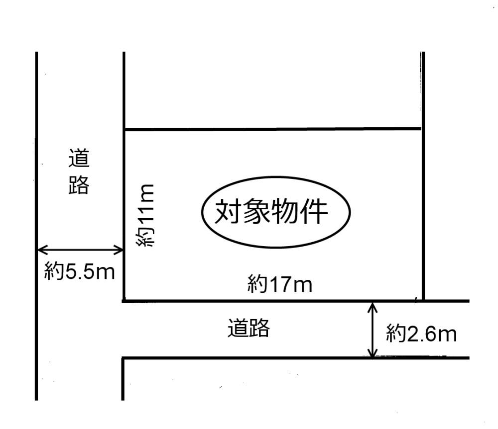 Compartment figure. Land price 12.8 million yen, Land area 187 sq m