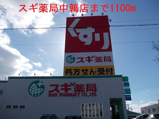 Dorakkusutoa. Cedar pharmacy Nakauzura shop 1100m until (drugstore)