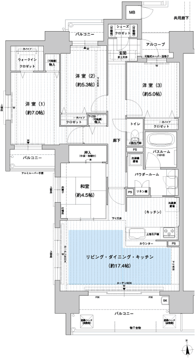 Floor: 4LDK, occupied area: 94.12 sq m, Price: 36,440,600 yen