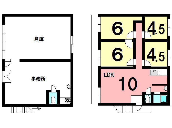 Floor plan. 15.5 million yen, 4LDK, Land area 132.24 sq m , Building area 132.2 sq m