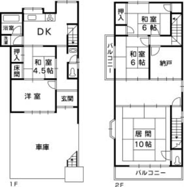Floor plan. 13 million yen, 6DK, Land area 116.4 sq m , Building area 119.75 sq m