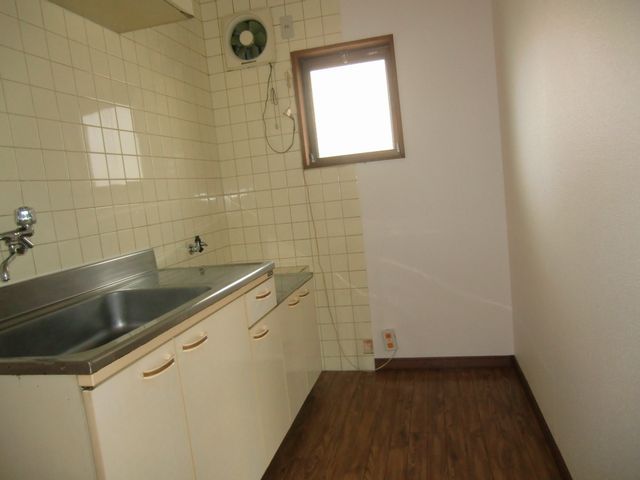 Kitchen. Kitchen with a small window
