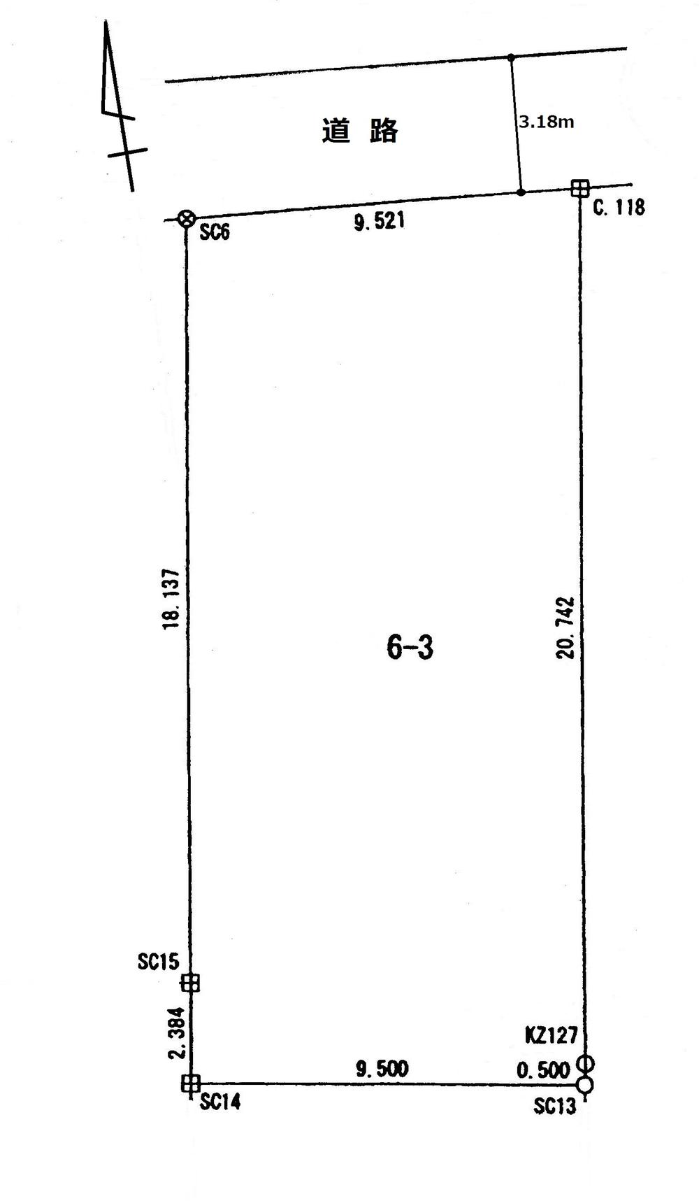 Compartment figure. Land price 17.6 million yen, Land area 198.39 sq m