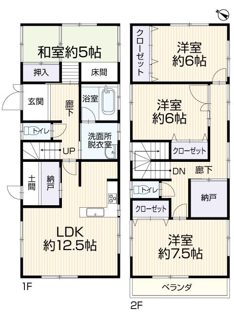 Floor plan. 15.8 million yen, 4LDK + S (storeroom), Land area 167.55 sq m , Building area 130 sq m