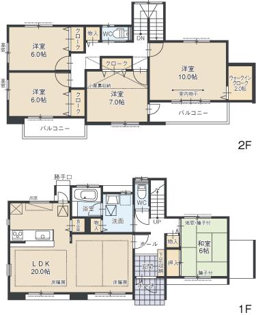 Floor plan. Kagamigaharasen Meitetsu "Kiridoshi" 400m to the station