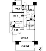 Floor: 4LDK + WIC, the occupied area: 92.43 sq m, Price: 43.5 million yen