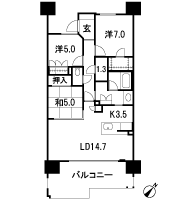 Floor: 3LDK + WIC + MS, the occupied area: 82.77 sq m, price: 37 million yen