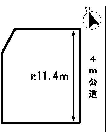 Compartment figure. Land price 2 million yen, Land area 107.03 sq m