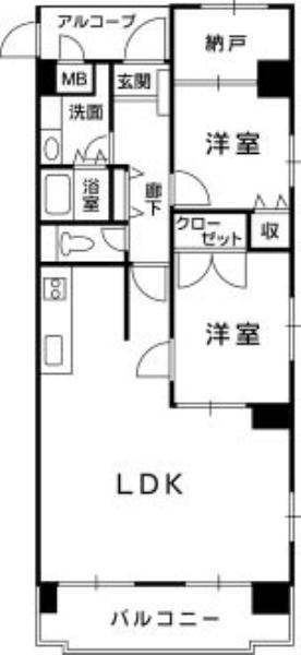 Floor plan. 3LDK, Price 11,980,000 yen, Occupied area 72.22 sq m