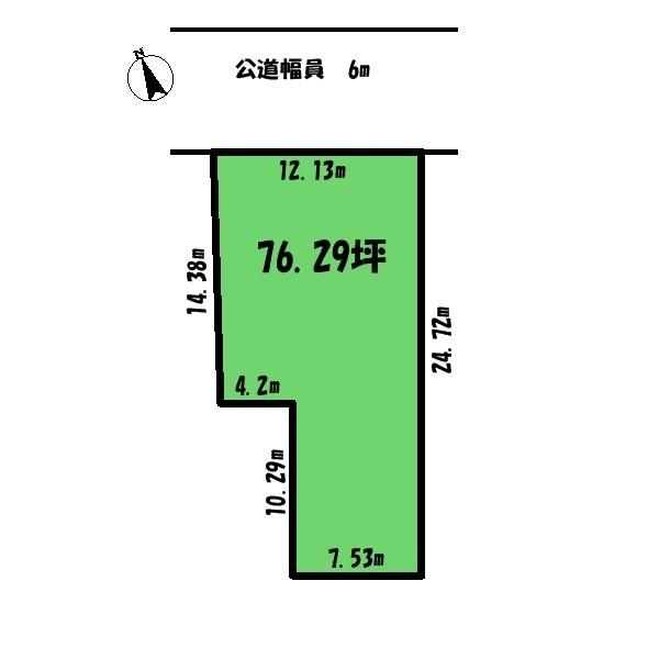 Compartment figure. Land price 31 million yen, Land area 252.2 sq m