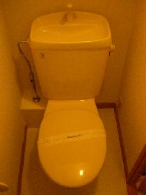 Toilet. There is also a storage shelf ☆ 