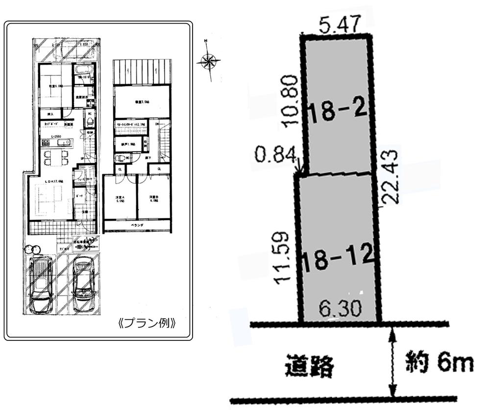Compartment figure. Land price 16.5 million yen, Land area 132.35 sq m