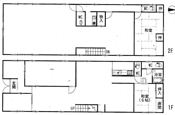 Floor plan. 21,800,000 yen, 2LDK, Land area 262.43 sq m , Building area 151.99 sq m