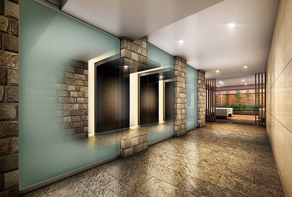 Shared facilities.  [Lounge] It is possible to guests and owners relaxed relax, Lounge filled with joy of the exchange of courtesies are available. Against the background of the green visible from the window, You can enjoy fine moments Emoiwa enchanting (Rendering)