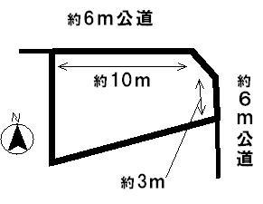 Compartment figure. Land price 4.9 million yen, Land area 81 sq m