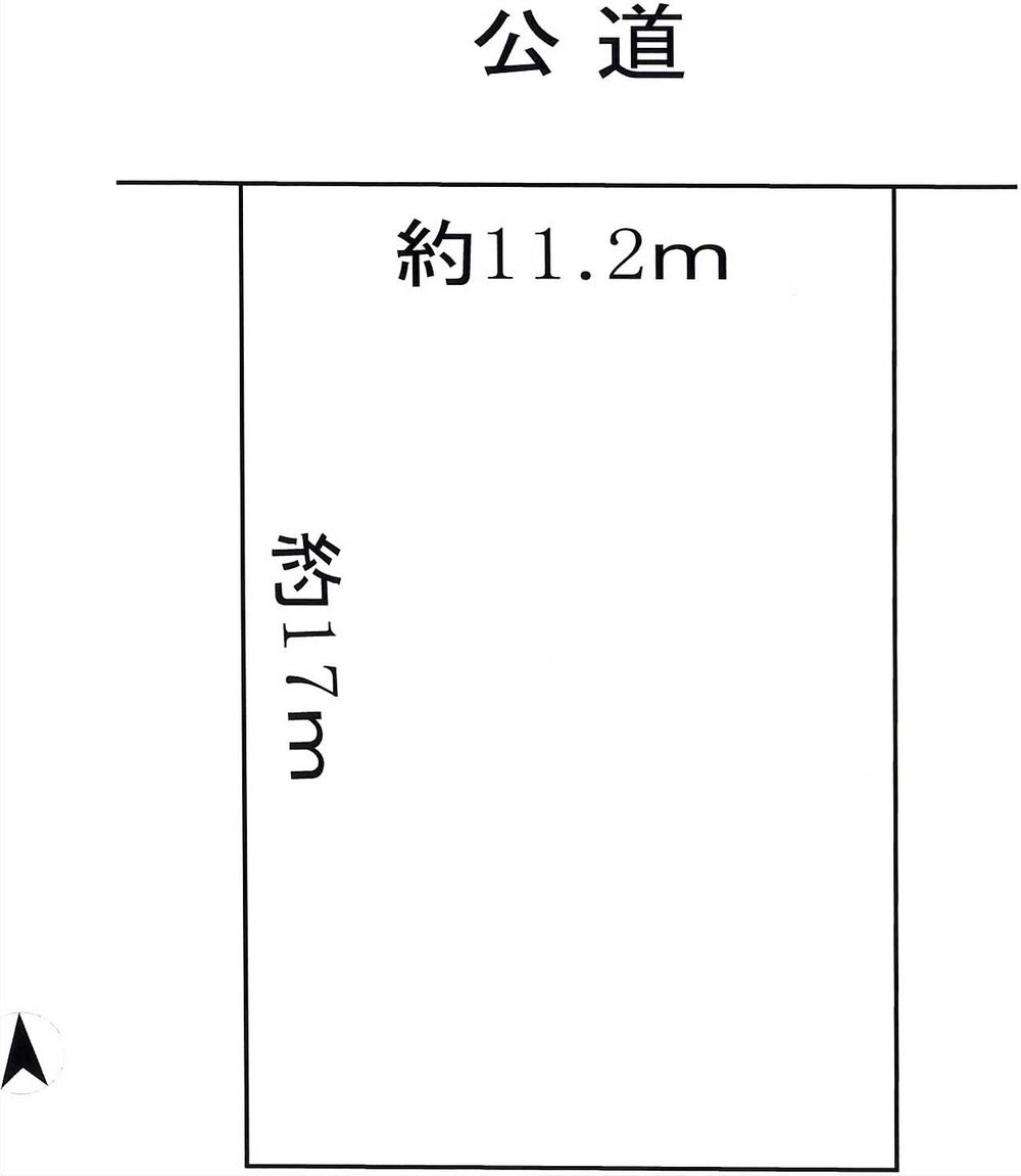 Compartment figure. Land price 6.72 million yen, Land area 185 sq m compartment view