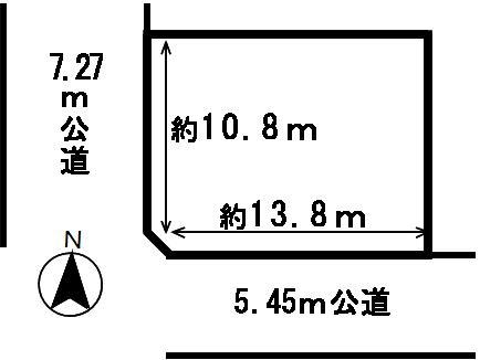 Compartment figure. Land price 15,610,000 yen, Land area 139.44 sq m