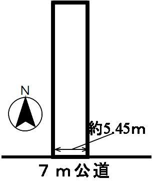 Compartment figure. Land price 8.65 million yen, Land area 119.27 sq m