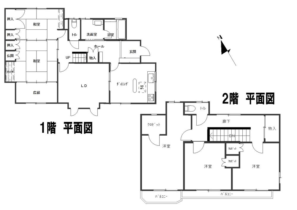 Floor plan. 17.8 million yen, 5LDK, Land area 290.86 sq m , Building area 144.78 sq m