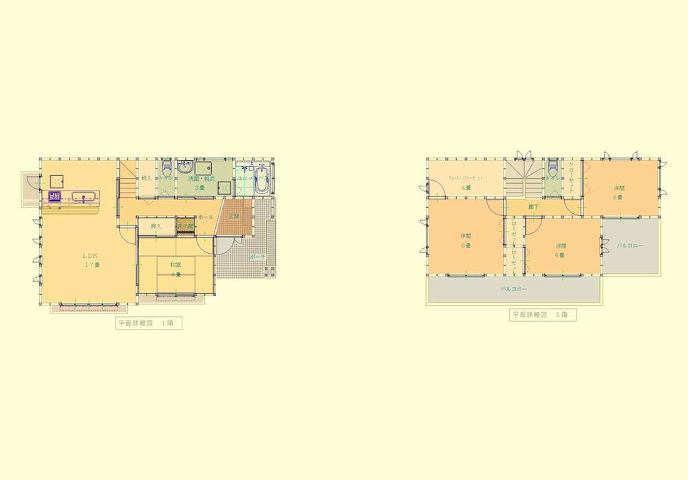 Floor plan. 25,800,000 yen, 4LDK + S (storeroom), Land area 167.54 sq m , Building area 114.69 sq m