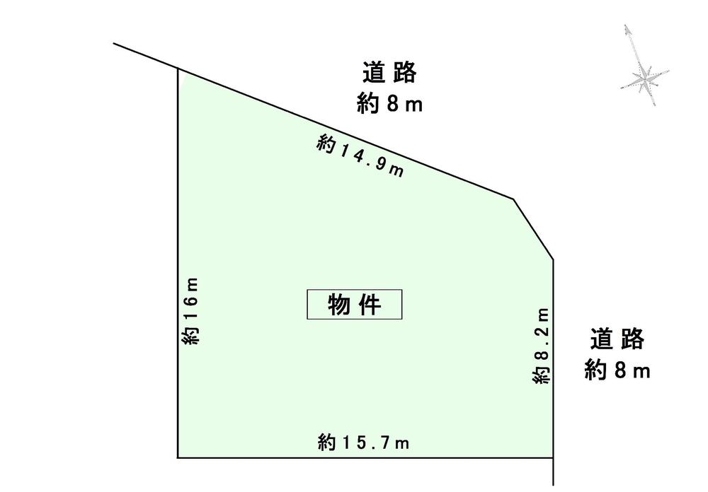 Compartment figure. Land price 10,230,000 yen, Land area 204.97 sq m