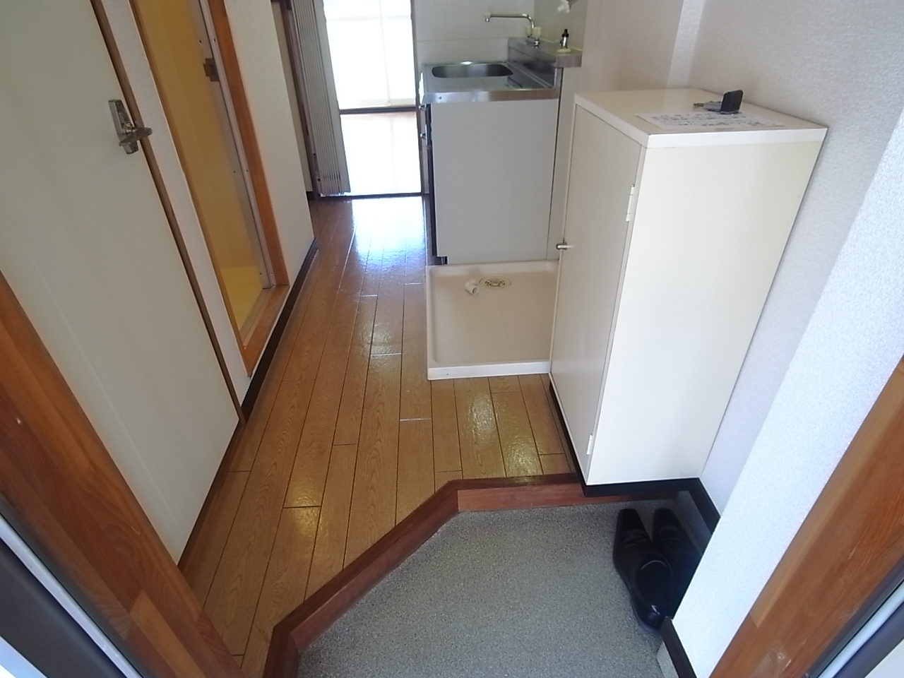 Other room space. It will clean up the entrance because there is a shoebox