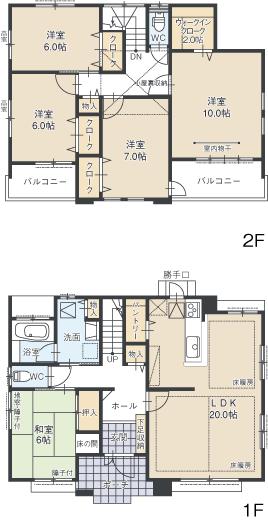 Floor plan. Forest of citizens 500m to Hashima park