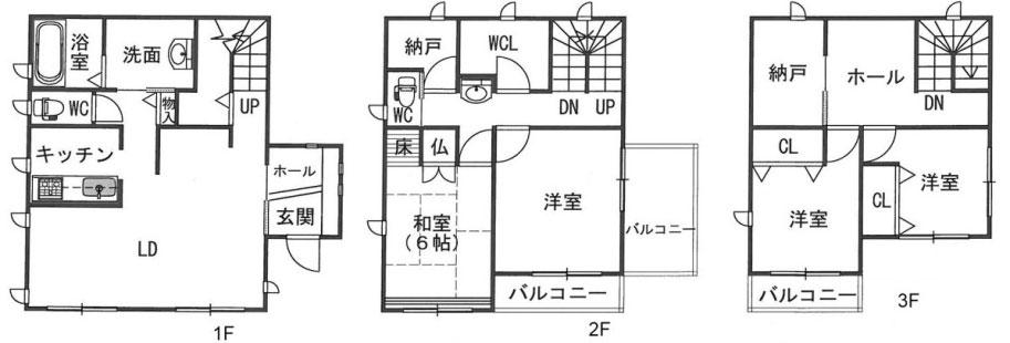 Floor plan. 27 million yen, 4LDK + S (storeroom), Land area 106.88 sq m , Building area 147.5 sq m