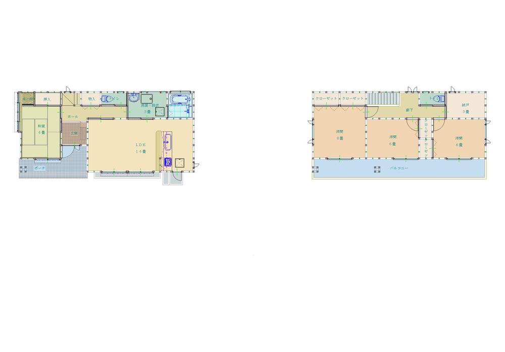 Floor plan. 28.8 million yen, 4LDK + S (storeroom), Land area 222.31 sq m , Building area 112.63 sq m
