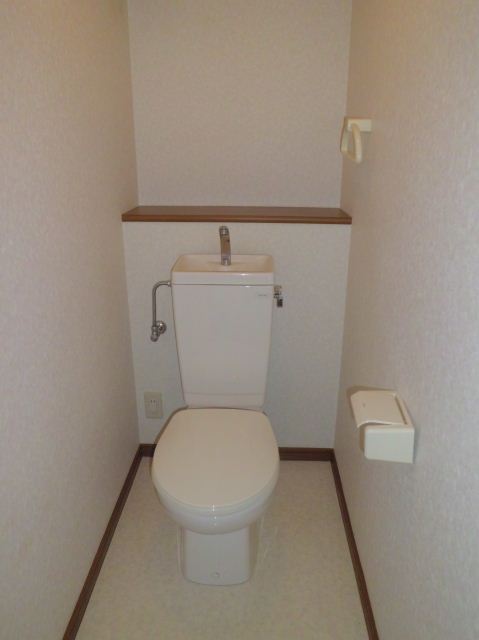 Toilet. Toilet with depth. 