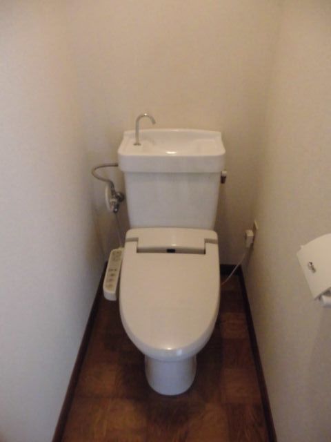 Toilet. A well-equipped toilet